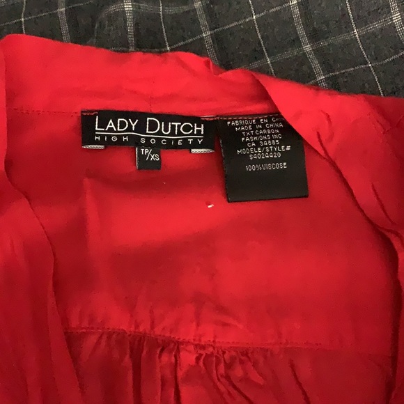 Red blouse - Picture 2 of 3